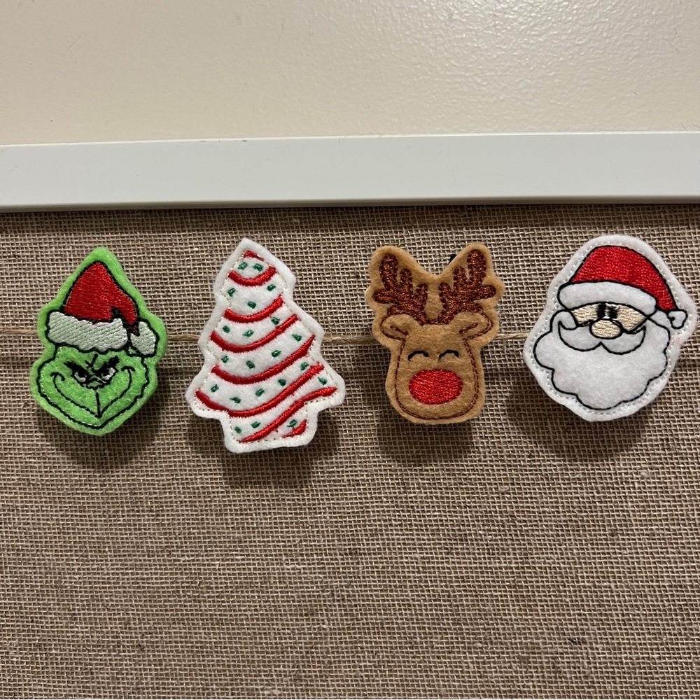 Christmas Hair Clips